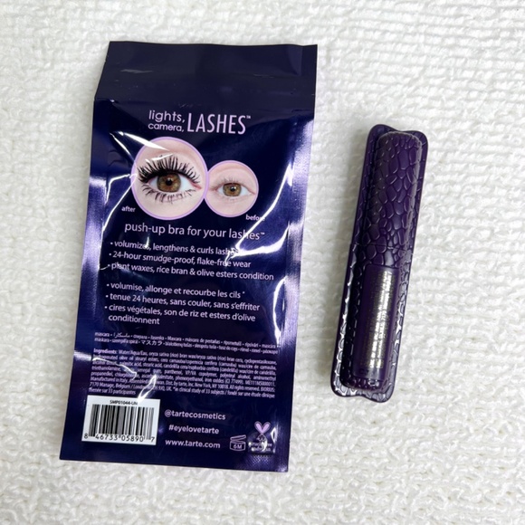 🎁Pick 5 for $25🎁 TARTE Travel Size Lights, Camera, Lashes 4-in-1 Mascara Mini - Picture 3 of 4